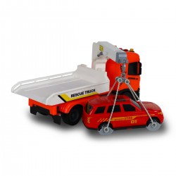 Игровой набор серии Big Truck – Эвакуатор Scania с машиной (свет, звук) фото-13