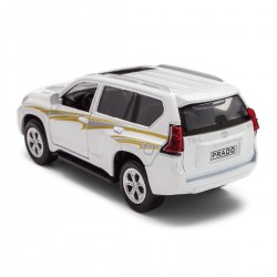 Автомодель - Toyota Prado (белый) фото-9