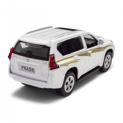 Автомодель - Toyota Prado (белый) фото-11