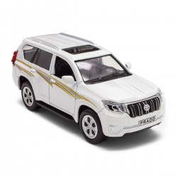 Автомодель - Toyota Prado (белый) фото-13