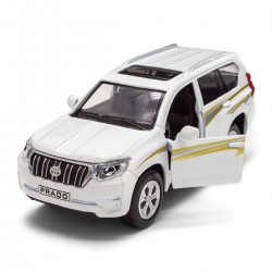 Автомодель - Toyota Prado (белый) фото-15