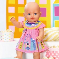 Одяг для ляльки BABY born - Мила сукня (рожеве) фото-2