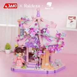 Конструктор JAKI серии Nanci - Зимняя беседка фото-4