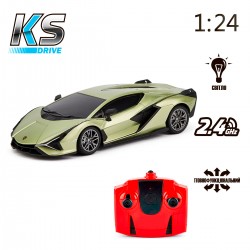 Автомобиль KS Drive на р/у - Lamborghini Sian (1:24, зеленый) фото-7