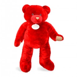 Мягкая игрушка Doudou – Медвежонок красный (200 cm) фото-1