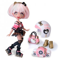 Ігровий набір 4SF Manga Dolls серії Hello Kitty – Золота Ролер Діва фото-2
