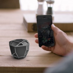 Акустична Система Xoopar - Geo Speaker (Чорна З Білим, Led Підсвічування, З Bluetooth, Моно) фото-6