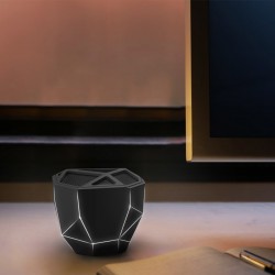 Акустична Система Xoopar - Geo Speaker (Чорна З Білим, Led Підсвічування, З Bluetooth, Моно) фото-4