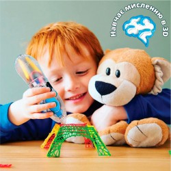 3D-ручка 3Doodler Start для детского творчества - Креатив (48 стержней, прозрачная) фото-8