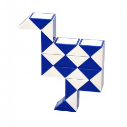 Головоломка Rubik's - Змійка (Біло-Блакитна) фото-6