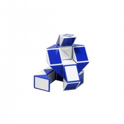 Головоломка Rubik's - Змійка (Біло-Блакитна) фото-8