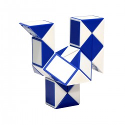 Головоломка Rubik's - Змейка (Бело-Голубая) фото-1