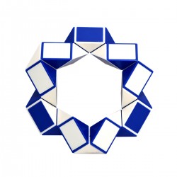 Головоломка Rubik's - Змійка (Біло-Блакитна) фото-2