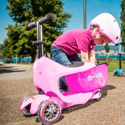 Самокат Micro серії Mini2go Deluxe Plus - Рожевий фото-4