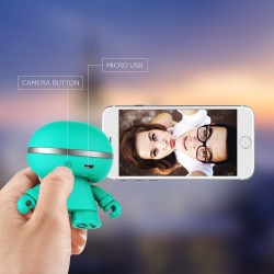 Акуст. Система Xoopar - Mini Xboy(7,5Cm, М'Ятна, Bluetooth, Моно) фото-4