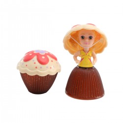 Лялька Блискучий Міні-Капкейк - Ніколь (з ароматом шоколаду) фото-1