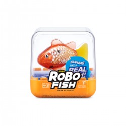 Інтерактивна іграшка Robo Alive S3 - Роборибка (золотиста) фото-1