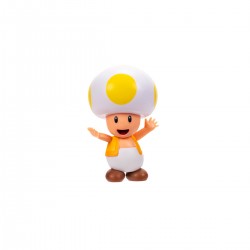 Ігрова фігурка з артикуляцією SUPER MARIO - Жовтий Тоад 6 cm фото-2