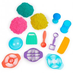 Набір піску для дитячої творчості - Kinetic Sand Кольорові пригоди фото-3