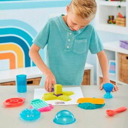 Набір піску для дитячої творчості - Kinetic Sand Кольорові пригоди фото-6