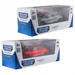 Автомодель - Ford Mustang Mach-E GT 2023 (червоний, сріблясто-сірий) фото-6