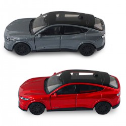 Автомодель - Ford Mustang Mach-E GT 2023 (червоний, сріблясто-сірий) фото-8