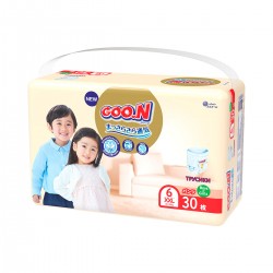 Трусики-підгузки Goo.N Premium Soft для дітей (XXL, 15-25 кг, 30 шт) фото-4