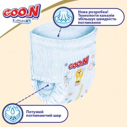 Трусики-підгузки Goo.N Premium Soft для дітей (XXL, 15-25 кг, 30 шт) фото-6