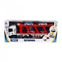 Ігровий набір серії Large Truck – Автоперевізник Scania (4 машини, світло, звук) фото-4