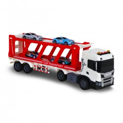 Ігровий набір серії Large Truck – Автоперевізник Scania (4 машини, світло, звук) фото-11