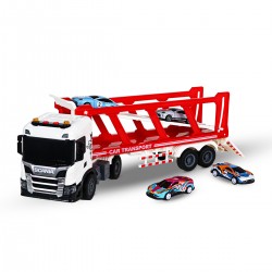 Ігровий набір серії Large Truck – Автоперевізник Scania (4 машини, світло, звук) фото-12