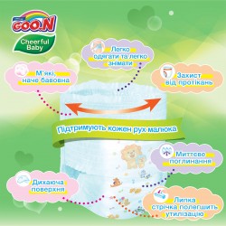Трусики-підгузники Cheerful Baby для дітей (XL, 11-18 кг, унісекс, 42 шт) фото-6