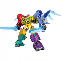 Игровой набор с машинками-трансформерами Dinoster - Метатрон 5 в 1 фото-2