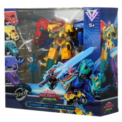 Игровой набор с машинками-трансформерами Dinoster - Метатрон 5 в 1 фото-4