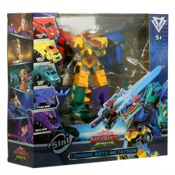 Игровой набор с машинками-трансформерами Dinoster - Метатрон 5 в 1 фото-6