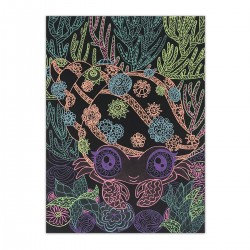 Набор для творчества – Раскраска: Коралия, черные листы фото-5