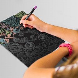 Набор для творчества – Раскраска: Коралия, черные листы фото-7