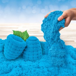 Пісок для дитячої творчості з ароматом - Kinetic Sand Блакитна малина фото-4