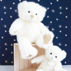 М'яка іграшка Doudou – Ведмедик білий (40 cm) фото-2