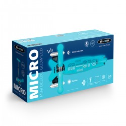 Самокат Micro серии Mini Deluxe Glow LED - Арктический синий фото-3