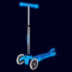 Самокат Micro серии Mini Deluxe Glow LED - Арктический синий фото-7