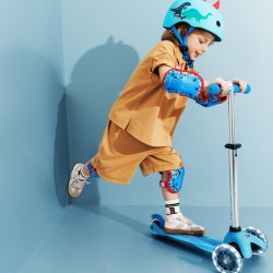 Самокат Micro серии Mini Deluxe Glow LED - Арктический синий фото-11