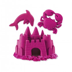 Песок Для Детского Творчества - Kinetic Sand Color (Розовый) фото-3