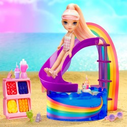 Ігровий набір з лялькою Rainbow High – Веселкове свято в басейні фото-2