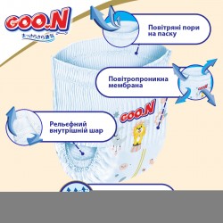 Трусики-підгузки Goo.N Premium Soft для дітей (XL, 12-17 кг, 36 шт) фото-19