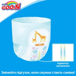 Трусики-підгузники GOO.N для дітей 6-12 кг (розмір M, унісекс, 58 шт) фото-3