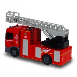 Автомодель серии Big Truck – Пожарная машина Scania (свет, звук, функ. воды) фото-8