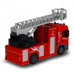 Автомодель серии Big Truck – Пожарная машина Scania (свет, звук, функ. воды) фото-9