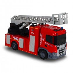 Автомодель серии Big Truck – Пожарная машина Scania (свет, звук, функ. воды) фото-11