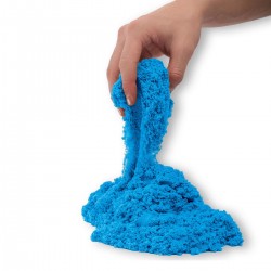 Песок для детского творчества - KINETIC SAND COLOUR (синий, 907 g) фото-3